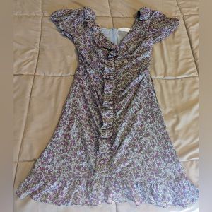 ASTR the label floral mini dress